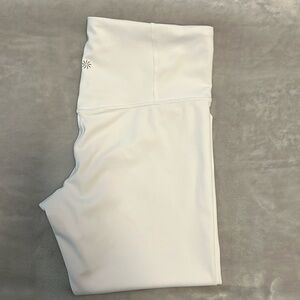 White large 7/8 athleta leggings